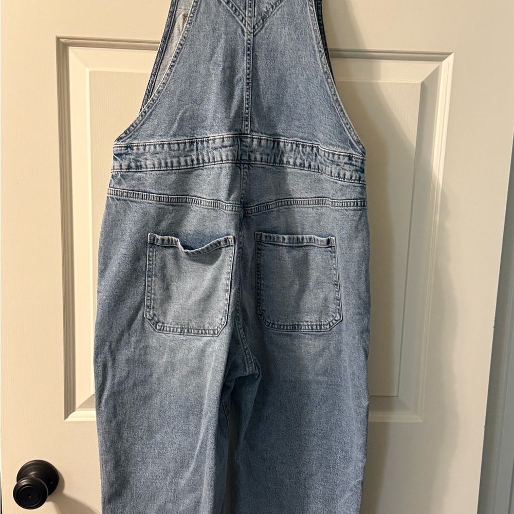 GAP Women's Straight Leg Denim Overalls